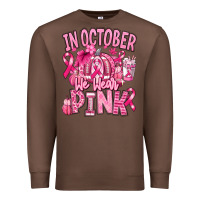 Chestnut in october we wear pink american football Premium Sweatshirt - RanaPortraitStore