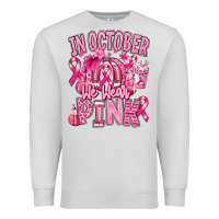 Dove Grey in october we wear pink american football Premium Sweatshirt - RanaPortraitStore