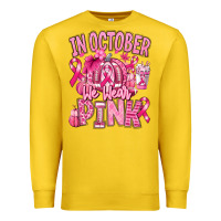 Lemon in october we wear pink american football Premium Sweatshirt - RanaPortraitStore