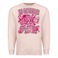 Pale Pink in october we wear pink american football Premium Sweatshirt - RanaPortraitStore