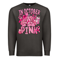 Smoke in october we wear pink american football Premium Sweatshirt - RanaPortraitStore
