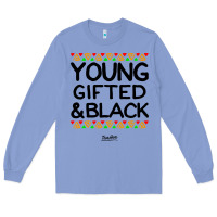 Colony Blue young gifted and black african american men Long Sleeve Tee - artisFamous
