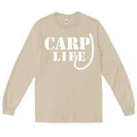 Mushroom carp life funny fish fishing Long Sleeve Tee - artisFamous