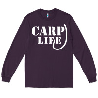 Carp Life Funny Fish Fishing Long Sleeve Tee | Teevron