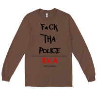 Chestnut fck tha police Long Sleeve Tee - artisFamous