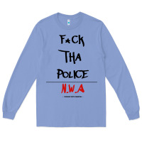 Colony Blue fck tha police Long Sleeve Tee - artisFamous