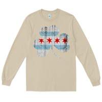 Mushroom irish chicago flag shamrock Long Sleeve Tee - artisFamous