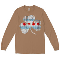 Toasted Coconut irish chicago flag shamrock Long Sleeve Tee - artisFamous