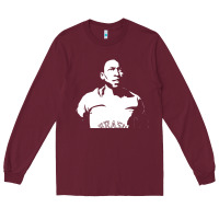 Burgundy Pele Sillhouette Long Sleeve Tee - artisFamous