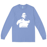 Colony Blue Pele Sillhouette Long Sleeve Tee - artisFamous