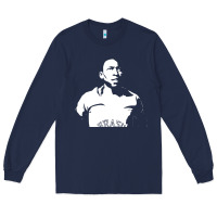 Navy Pele Sillhouette Long Sleeve Tee - artisFamous