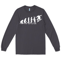 Smoke Snowboarding Evolution | Snowboard Mountain Winter Long Sleeve Tee - artisFamous