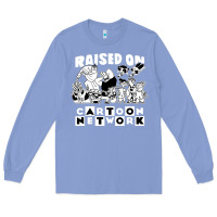 Colony Blue raised on cartoon network Long Sleeve Tee - artisFamous