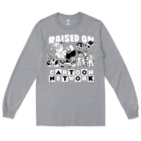 Heather Grey raised on cartoon network Long Sleeve Tee - artisFamous