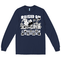Navy raised on cartoon network Long Sleeve Tee - artisFamous