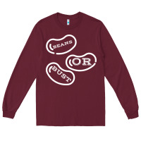 Burgundy beans or bust Long Sleeve Tee - artisFamous