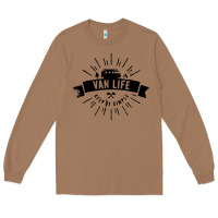 Toasted Coconut camper vintage retro Long Sleeve Tee - artisFamous