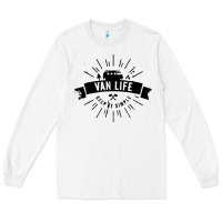 White camper vintage retro Long Sleeve Tee - artisFamous