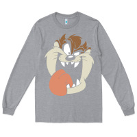Heather Grey manic taz Long Sleeve Tee - artisFamous