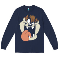 Navy manic taz Long Sleeve Tee - artisFamous