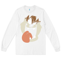 White manic taz Long Sleeve Tee - artisFamous