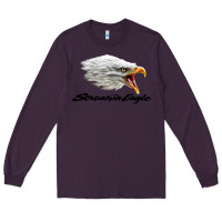 Plum the screaming eagle Long Sleeve Tee - artisFamous