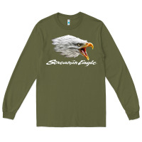 Army Green the screaming eagle Long Sleeve Tee - artisFamous