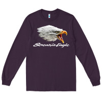 Plum the screaming eagle Long Sleeve Tee - artisFamous