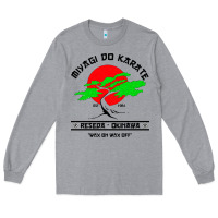 Heather Grey MIYAGY DO KARATE Long Sleeve Tee - artisFamous