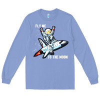 Colony Blue dogecoin hodl to the moon Long Sleeve Tee - artisFamous