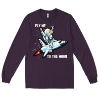 Plum dogecoin hodl to the moon Long Sleeve Tee - artisFamous