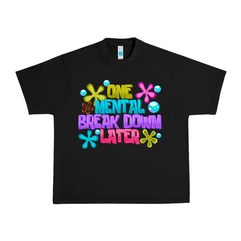 One Mental Break Dowm Later Urban Heavy Tee by CowhideDigitalArt | Teevron