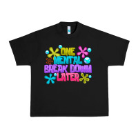 Black one mental break dowm later Urban Heavy Tee - CowhideDigitalArt