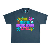 Midnight Navy one mental break dowm later Urban Heavy Tee - CowhideDigitalArt