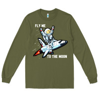 Army Green dogecoin hodl to the moon Long Sleeve Tee - artisFamous