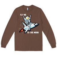Chestnut dogecoin hodl to the moon Long Sleeve Tee - artisFamous