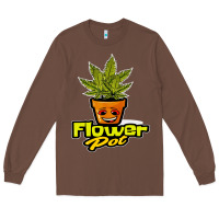 Chestnut flower pot funny weed Long Sleeve Tee - artisFamous