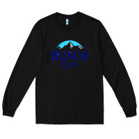 Black Vintage Busch Light Busch Latte Long Sleeve Tee - artisFamous