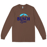 Chestnut Vintage Busch Light Busch Latte Long Sleeve Tee - artisFamous