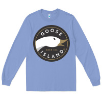 Colony Blue Goose Island  Beer Long Sleeve Tee - artisFamous