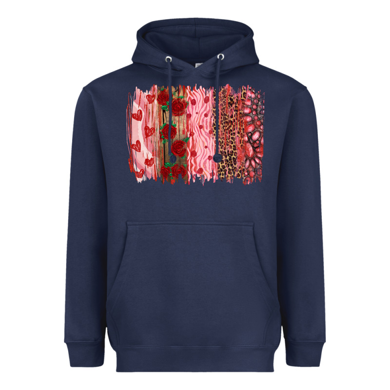 Valentine's Day Brushstrokes Heavyweight Hoodie by RanaPortraitStore | Teevron