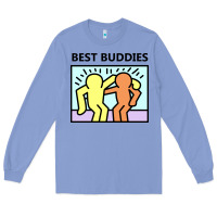 Colony Blue best buddies Long Sleeve Tee - artisFamous