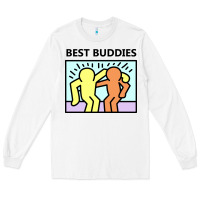White best buddies Long Sleeve Tee - artisFamous