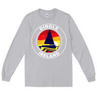 Moon Dust dingle ireland vintage sailboat 70s retro sunset Long Sleeve Tee - artisFamous
