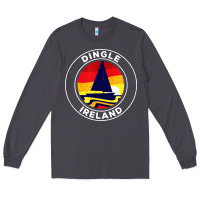 Smoke dingle ireland vintage sailboat 70s retro sunset Long Sleeve Tee - artisFamous