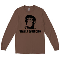 Chestnut viva la evolucion Long Sleeve Tee - artisFamous