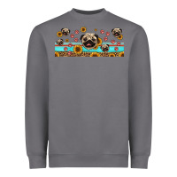 Storm western pug dogs Heavyweight Sweatshirt - Jasminsmagicworld