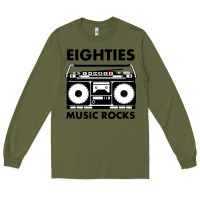 Army Green eighties music rocks Long Sleeve Tee - artisFamous