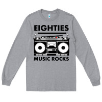Heather Grey eighties music rocks Long Sleeve Tee - artisFamous