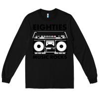 Black eighties music rocks Long Sleeve Tee - artisFamous